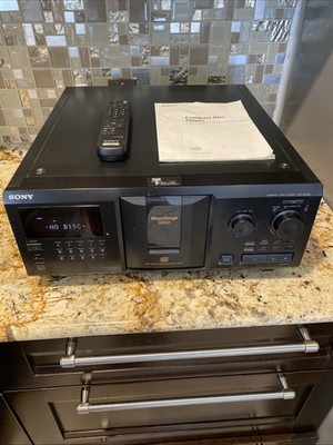 Sony CDP-CX335 CD Changer Tested Working With Remote And Manual