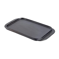 Vogue Grillplatte Doppelseitig - Gusseisengrillplatte - 48,2(B) x 26(T)cm