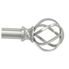 Curtain Rods for Windows 36 to 72 Inch(3-6 36"-72"|1 Pack Antique Silver