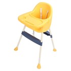 Baby High Chair Ergonomic Stable Design For Toddler Dining Yellow