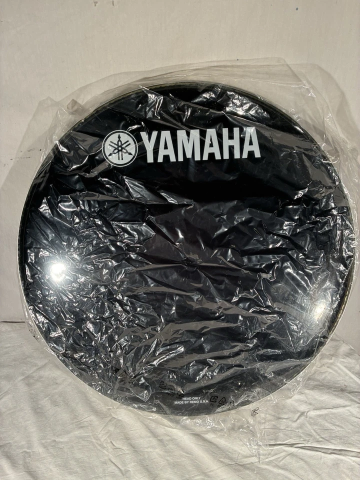 Cabezal de bombo Yamaha con logotipo ébano 24 pulgadas Foto 4 de 4