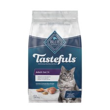 Tastefuls Adult 7+ Natural Dry Cat Food Chicken 5lb Bag Whole Grains &Vegetables 6.19 per pound