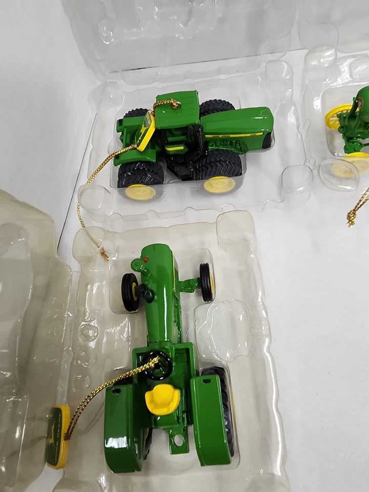 6 adornos para árbol de Navidad tractor John Deere de Danbury como nuevo caja abierta Foto 2 de 4