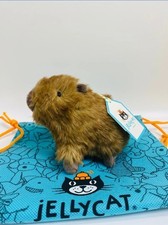 Jellycat Clyde Capybara Plush Keychain Bag Charm NWT