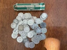 1947 - 59 ROOSEVELT DIME ROLL (50) MIXED COINS 90% SILVER