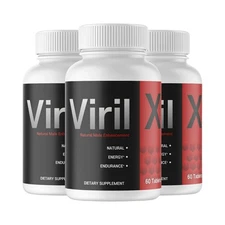 3-Pack Viril X All Natural Formula Dietary Supplement - 180 Capsules
