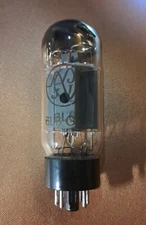 Groove Tube GT-6L6-CHP  O Getter Blk Weld Plates Tube Valve Tested (K983)