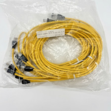 10 PCS Lanmark Cat 5 Cat5E RJ45 Ethernet Patch Cable 7' Internet LAN Cord Yellow