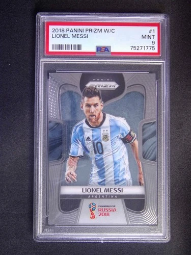 2018 Panini Prizm World Cup Lionel Messi #1 Argentina PSA 9
