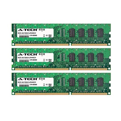 6GB KIT (3 x 2GB) for Jetway B Series BI-600. DIMM DDR3 Non-ECC PC3-10600 133...