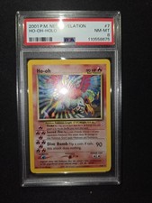 HO-OH PSA 8 HOLO NEO REVELATION 7/64 ENG 2001 NM-MT