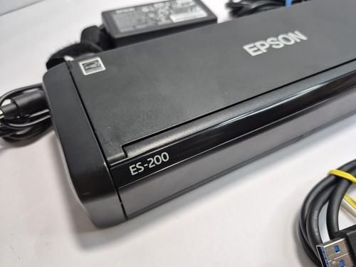 Epson WorkForce ES-200 Portable Document Color Scanner TESTED Duplex J391B - 第 2/10 張圖片