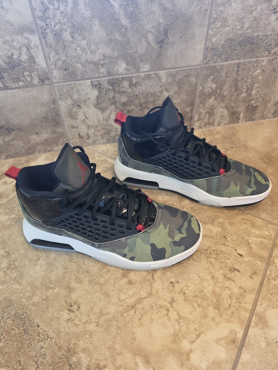 Nike‎ Air Jordan Maxin 200 \'Camo\' Olive Black Red CD6107-200 Men\'s 11 NEW Jordan Men main image 2