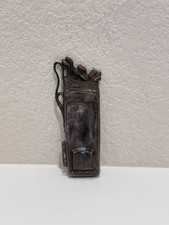 Vintage Metal Golf Bag Figurine Golf Club Bag Decor