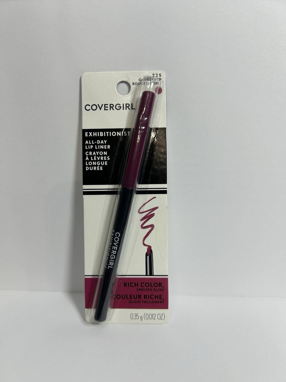 Covergirl-Exhibitionist-Lip Liner-#225 Garnet Red-NEW/SEALED!