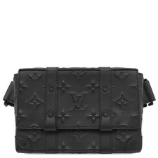 Borsa a tracolla Louis Vuitton bauletto imbracatura monogramma pelle di...