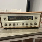 Fisher 800C Vintage Stereo Receiver Tube Amplifier Wood Cabinet