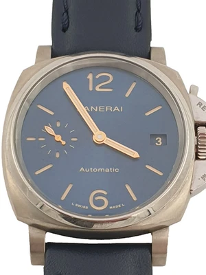 Panerai Luminor Due Titan / PAM00926 / 38mm / blue Dial / Box & Papiere / 2021 - Bild 1 von 4