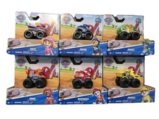 Paw Patrol Nickelodeon Pups Rescue Wheels Lot of 6 Squad Racer Cars Toy Figures