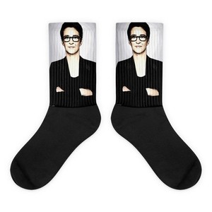 Rachel Maddow Portrait Crew Socks Political