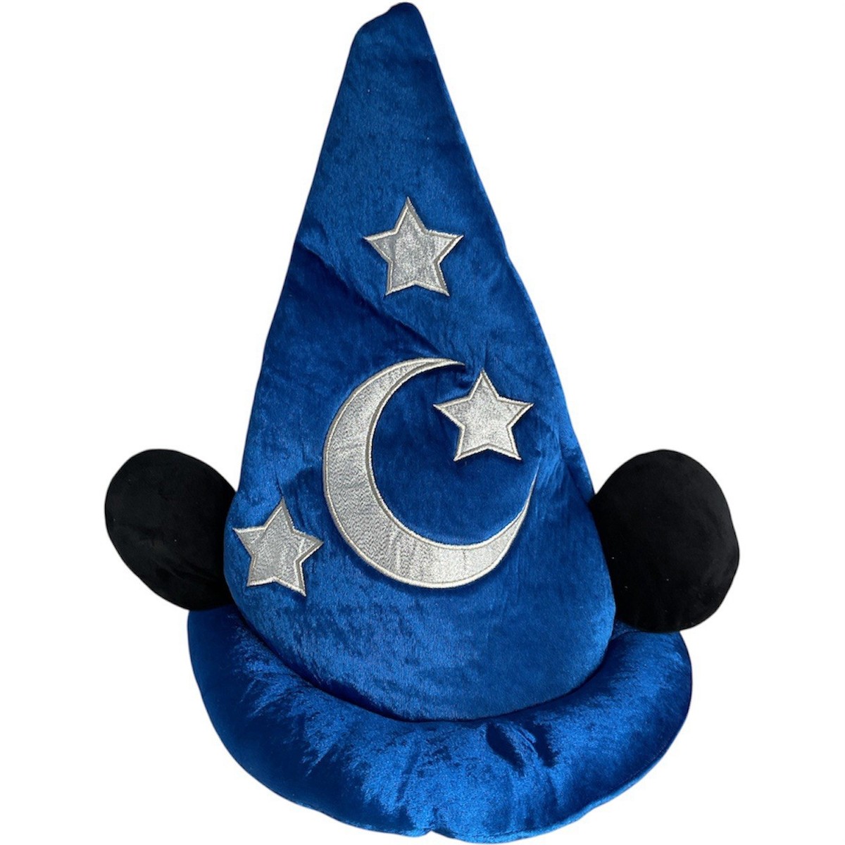 Walt Disney World Studios Mickey Mouse Blue Sorcerer Lightup Wizard Hat W/  Ears