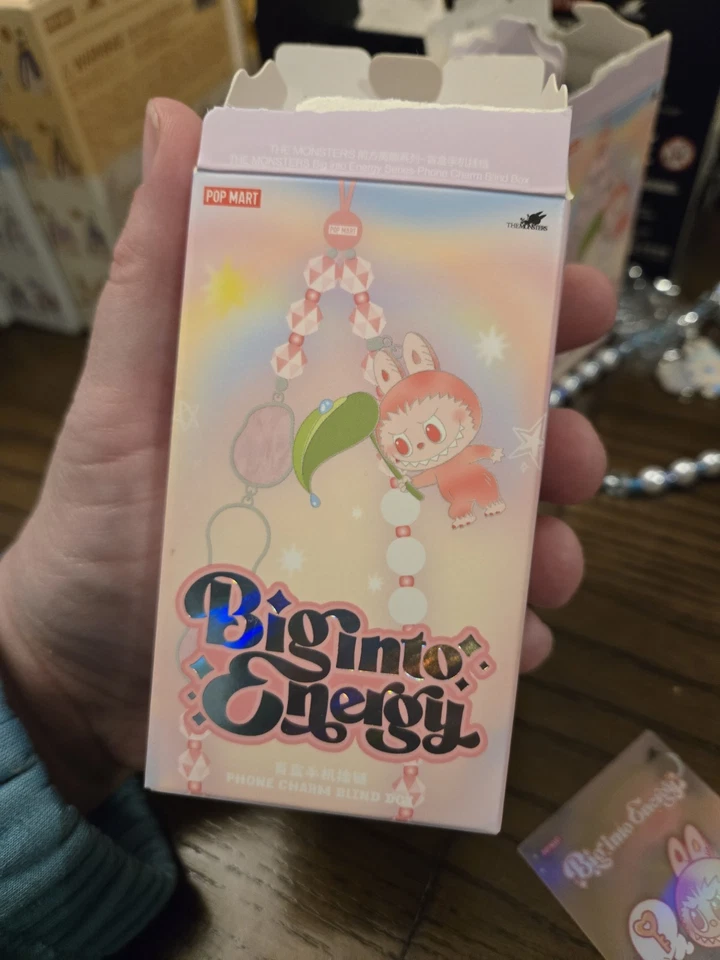 Authentic POPMART Labubu The Monsters Big Into Energy Phone Charm LOYALTY New - Image 3 of 4