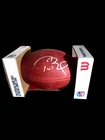 Tom Brady Autographed Patriots Signed DUKE FOOTBALL FANATICS COA