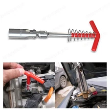 Spark Plug Removal Tool 16mm T-Bar T-Handle Flexible Spanner Socket Wrench