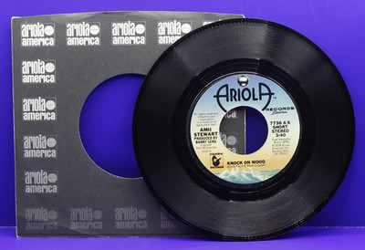 AMII STEWART  Knock On Wood  45 RPM  ARIOLA 7736  NEAR MINT+