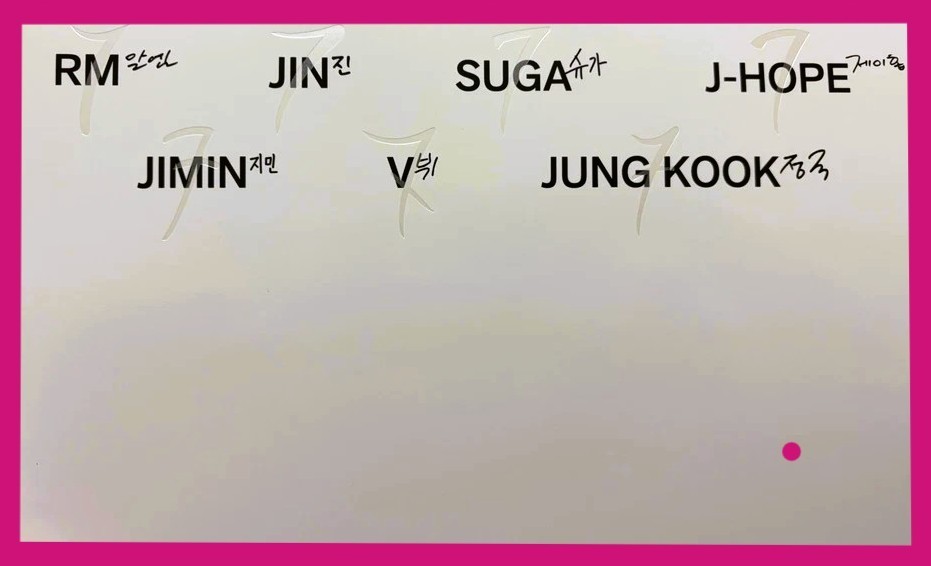 BTS ARIRANG THE 5TH. ALBUM DELUXE RED SPLATTER VINYL COLOR VERSION