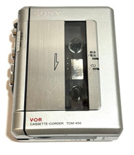 SONY TCM-450 WALKMAN Cassette Tape Recorder Player Tested Working Portable 57