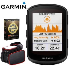 Garmin Edge 840 Solar, Compact GPS Cycling Computer 26 Months Protection Bundle