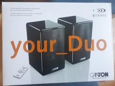 2 CANTON  your_Duo  Aktiv-Lautsprecher Wireless &OVP, Neuwertig