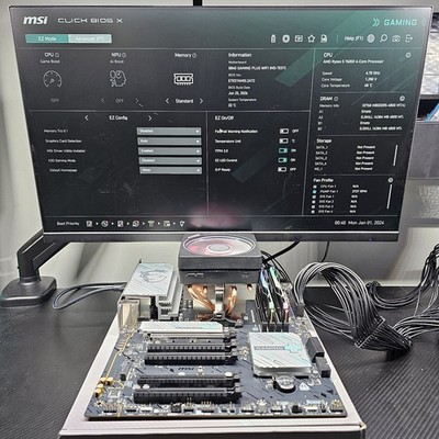 MSI B840 Gaming Plus WiFi Motherboard, ATX, DDR5 #188