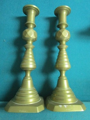 England Victorian era 1837-1901  #223580 PAIR OF CANDLE HOLDER 11''