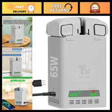65W Battery Charger for DJI Mini 5/4/3 Pro - Fast Charging Storage Mode
