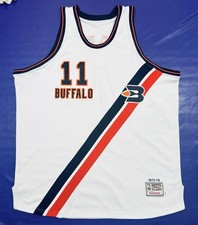 Authentic 1972-1973 Bob McAdoo #11 Buffalo Braves MITCHELL & NESS JERSEY 56