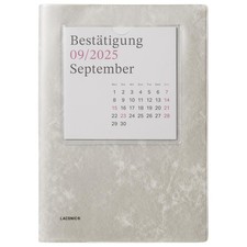 Laconic Planner 2026 B6 Weekly Calendar, Gray, LIS91-240GY, September Start