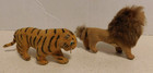 Vintage Kunstlerschutz Wagner Flocked Animal Baby Tiger and lion West Germany. — photo 2