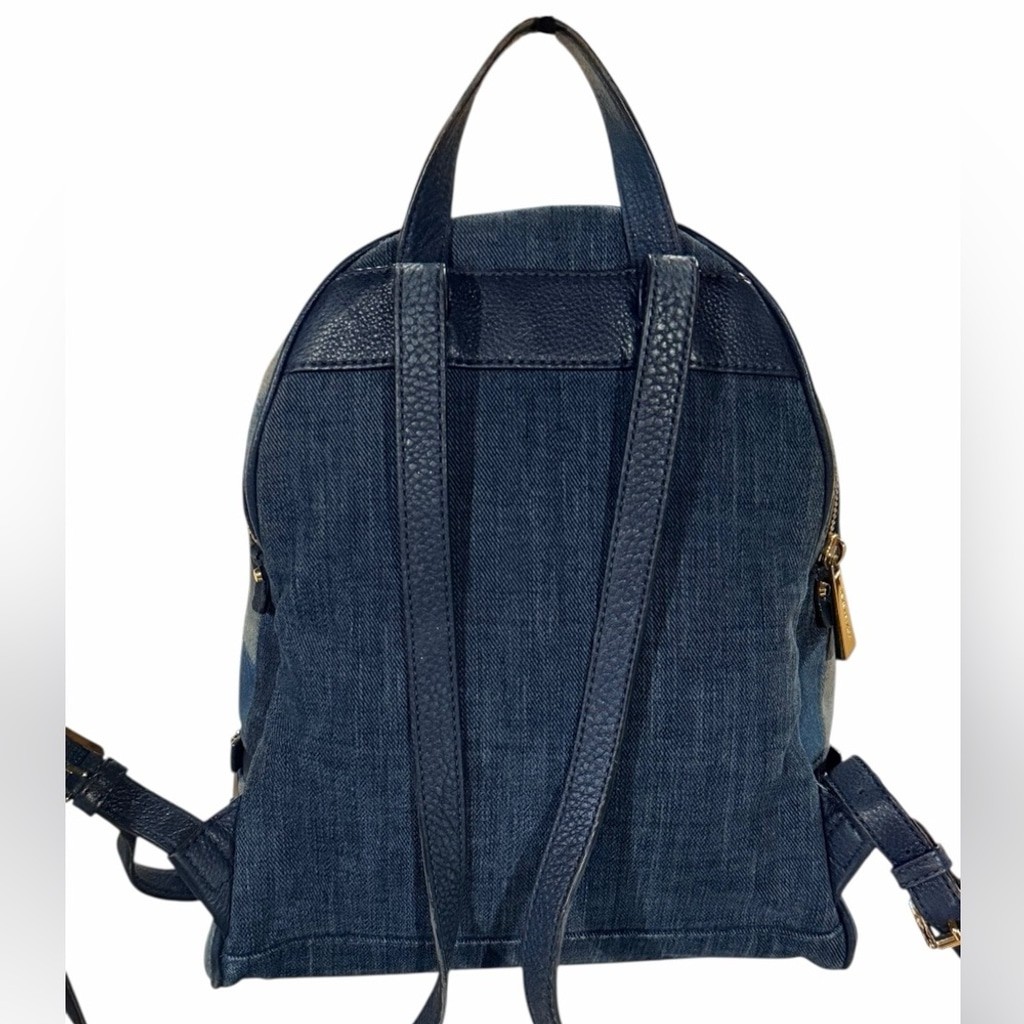 Michael Kors Denim Patchwork Backpack - image 3