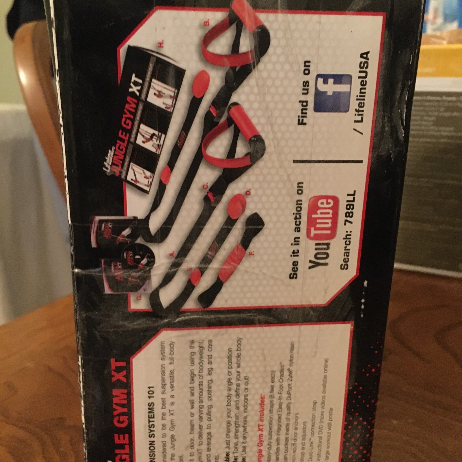 Lifeline Jungle Gym XT Bodyweight Suspension Trainer System Split