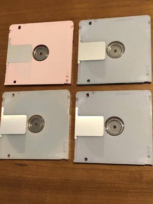 Lot De 4 Minidisques Daiso Jaunes – 74 Minutes – Réenregistrables, Vintage Japon