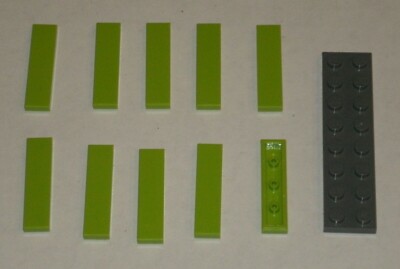 LEGO NEW 1x4 Lime Tile (10x) 4164021 Brick 2431 | eBay