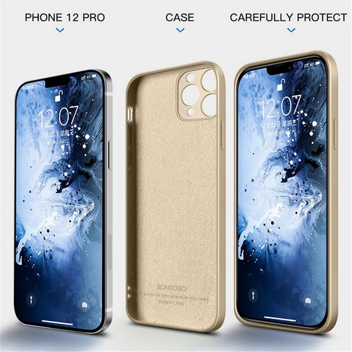 Coque Etui Souple Carré Liquide Silicone Pour iPhone 16 15 14 13 11 12 Pro Max - Zdjęcie 9 z 26