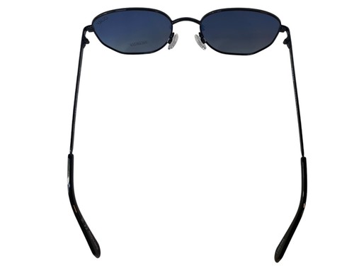 Quay Australia Sunglasses Big Time Black / Navy Gradient Polarized Round 47mm - Picture 4 of 7