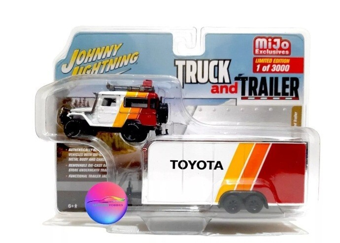 JOHNNY LIGHTNING 1980 TOYOTA LAND CRUISER TRD W ENCLOSED