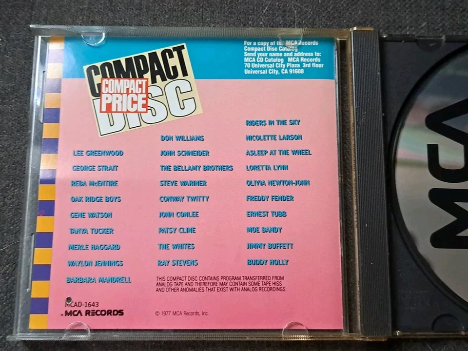 Ramblin' Fever by Merle Haggard CD, 1977, MCA 10 Trax Punchole Rare Free Shippin - Image 2 of 4