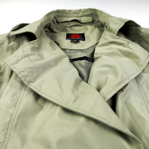 ScotteVest Trench Coat Women Medium Travel Jacket Green Hidden Pockets EDC TEC - Picture 2 of 19