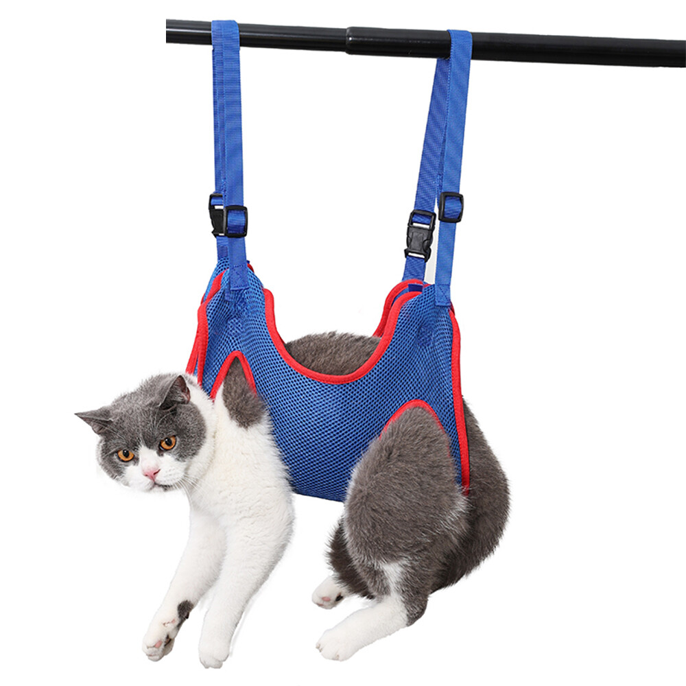 Pet Cats Dogs Grooming Restraint Bag Beauty Hammock Anti Scratch Bite