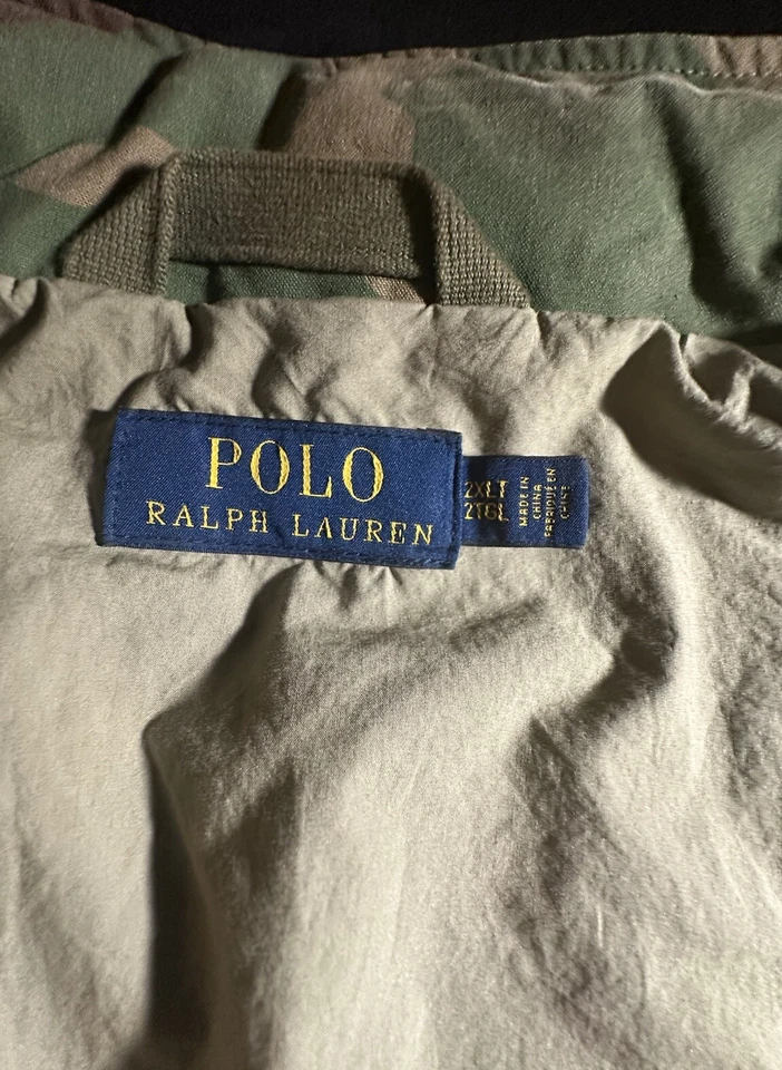 Polo Ralph Lauren M1943 Beaded Military Combat Jacket Size 2xlt Big N Tall - Image 3 of 4